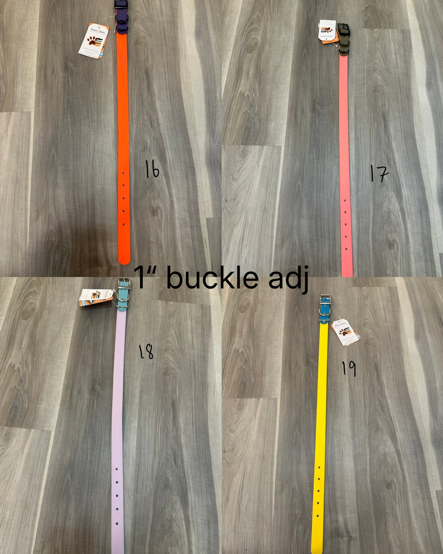 PREMADE – Collars (Buckle Adjustable)