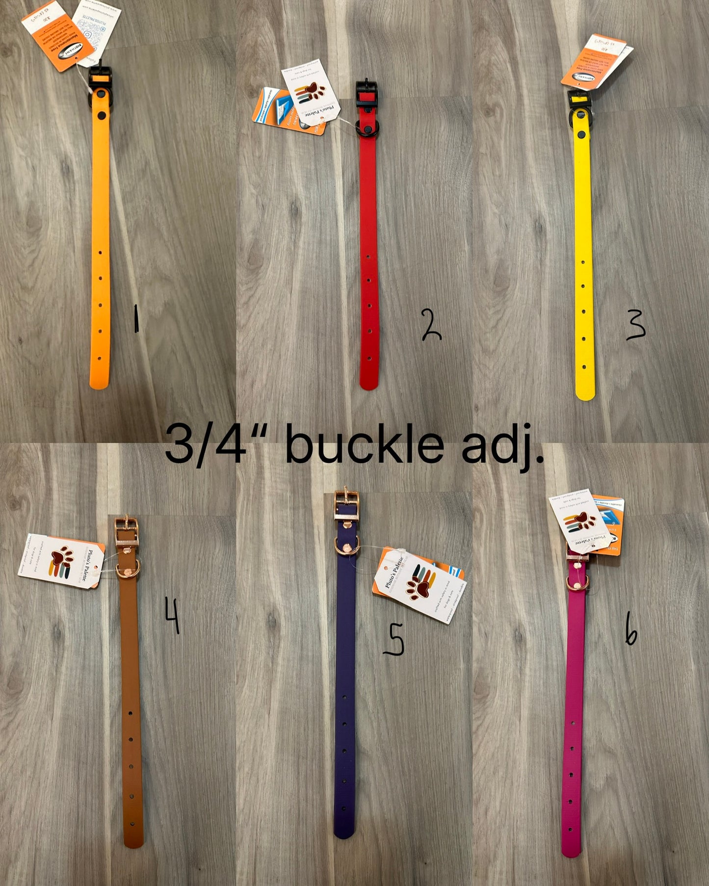 PREMADE – Collars (Buckle Adjustable)