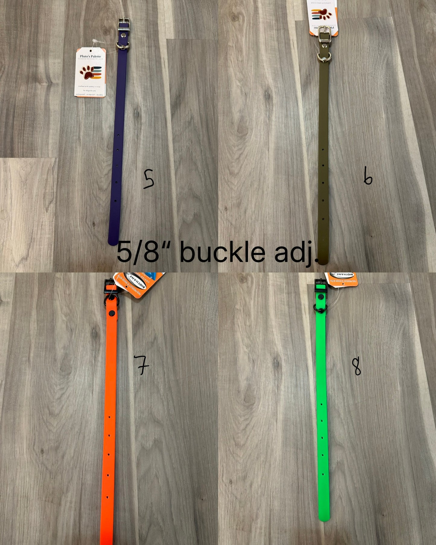 PREMADE – Collars (Buckle Adjustable)
