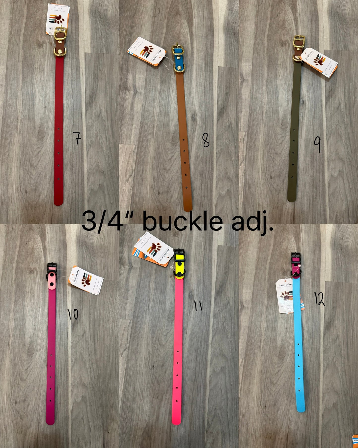 PREMADE – Collars (Buckle Adjustable)