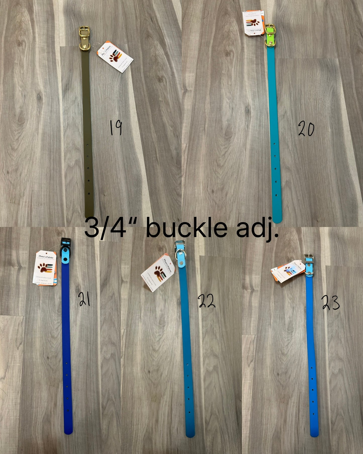 PREMADE – Collars (Buckle Adjustable)