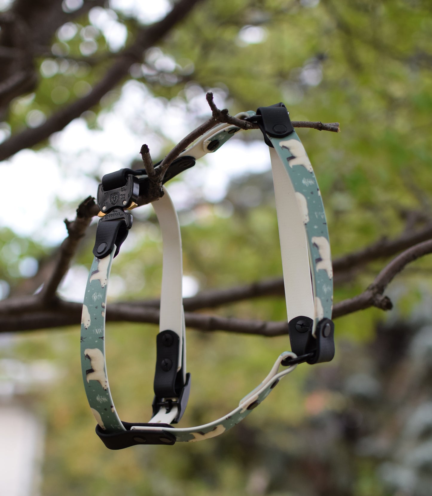 Everyday Cat Harness with Printed Biothane