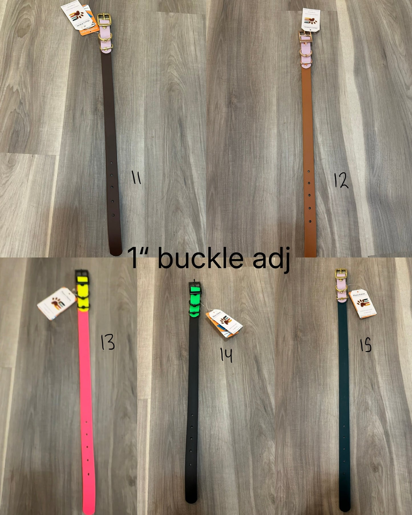 PREMADE – Collars (Buckle Adjustable)